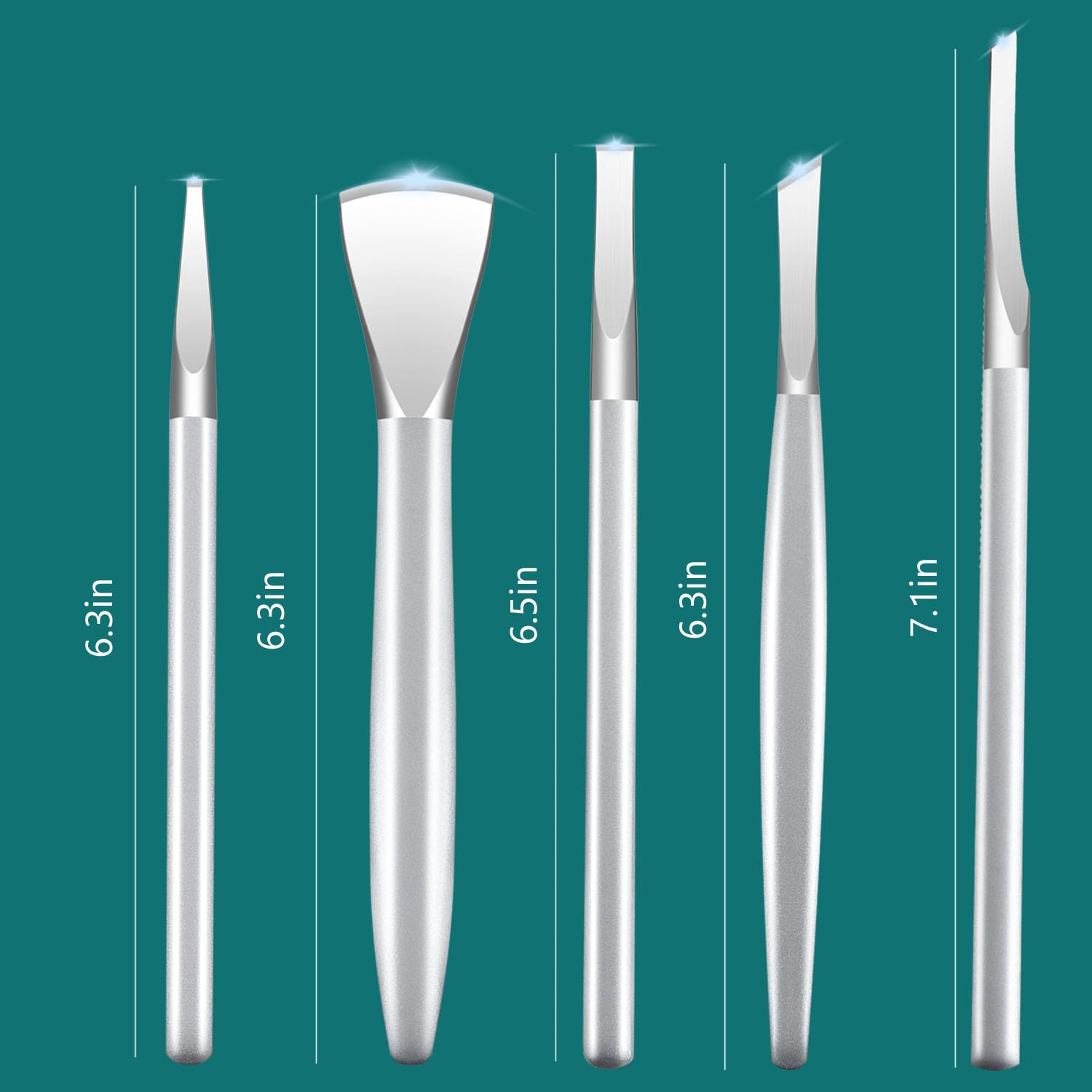 CHICREEN narrow blade reaches tight corners for detail work