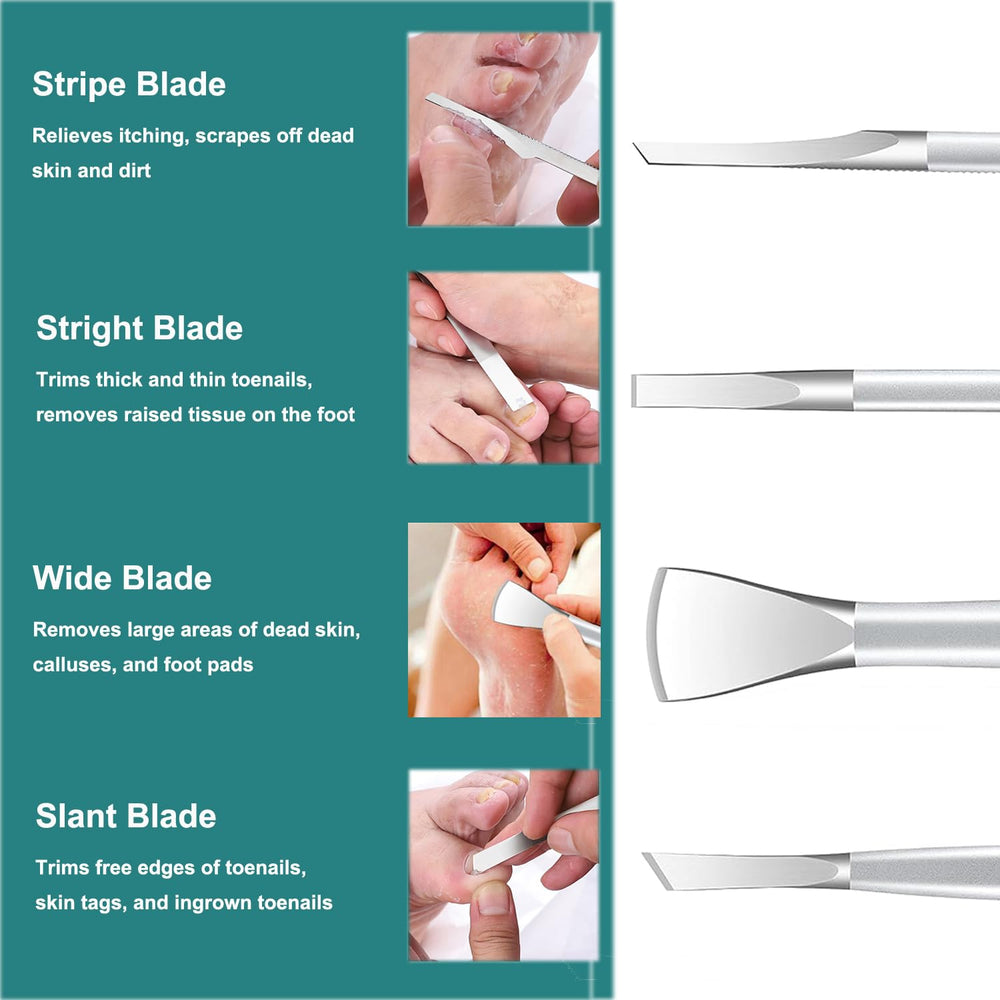 CHICREEN stripe blade targets calluses and debris