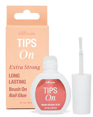 Chillhouse Tips On nail glue brush applies precise hold for long-lasting wear