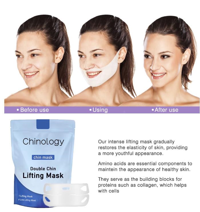 Chinology Chin Mask close-up on skin for gentle botanicals