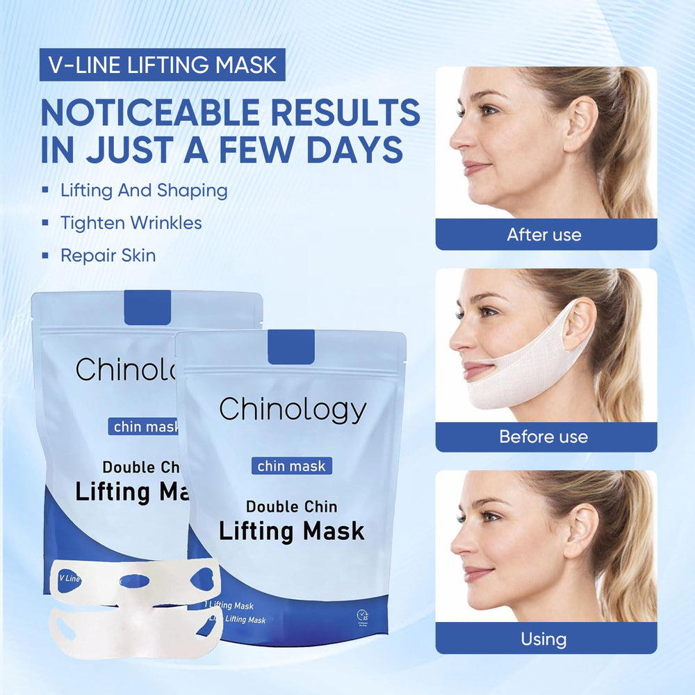 Chinology four-piece set display showcases a complete contour care kit.