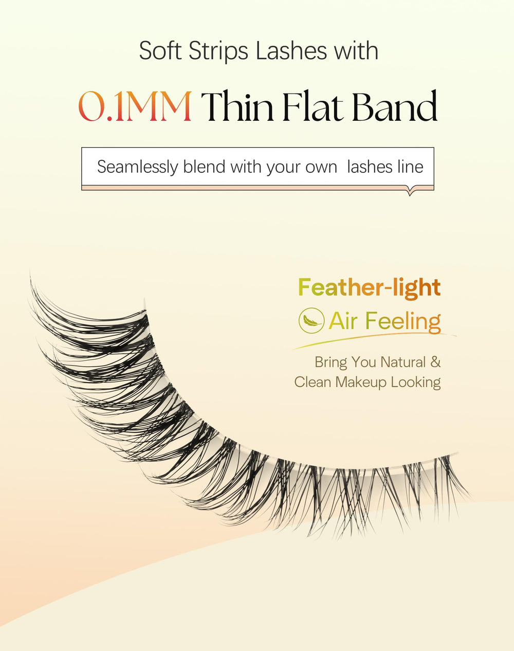 ChirpyLuna curved band fits most eye shapes for comfortable wear