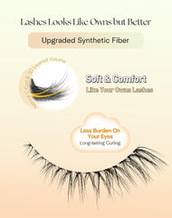 ChirpyLuna flat-band 0-1mm ultra-thin for seamless lash line