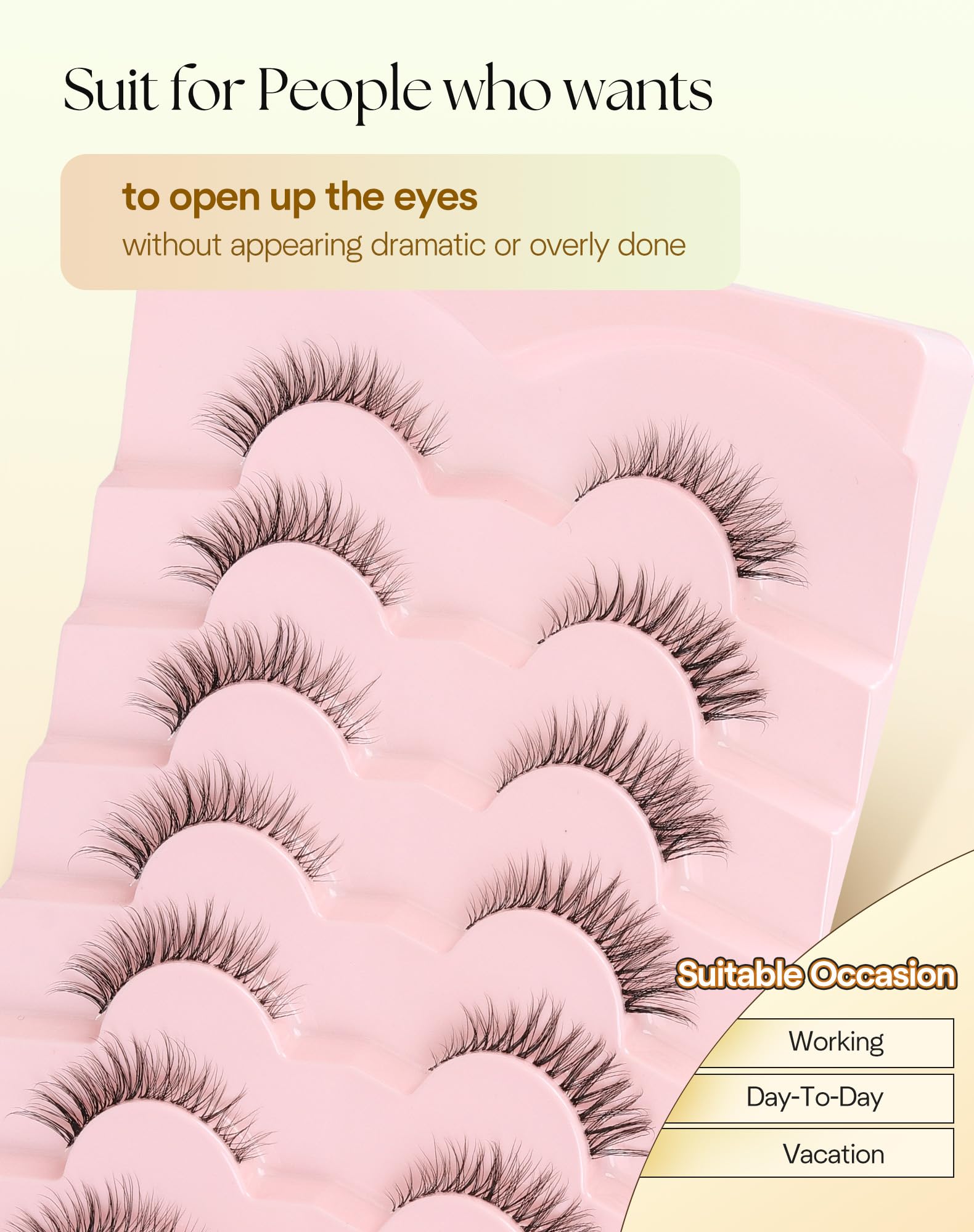 ChirpyLuna vegan cruelty-free lashes with 3D weave for natural finish