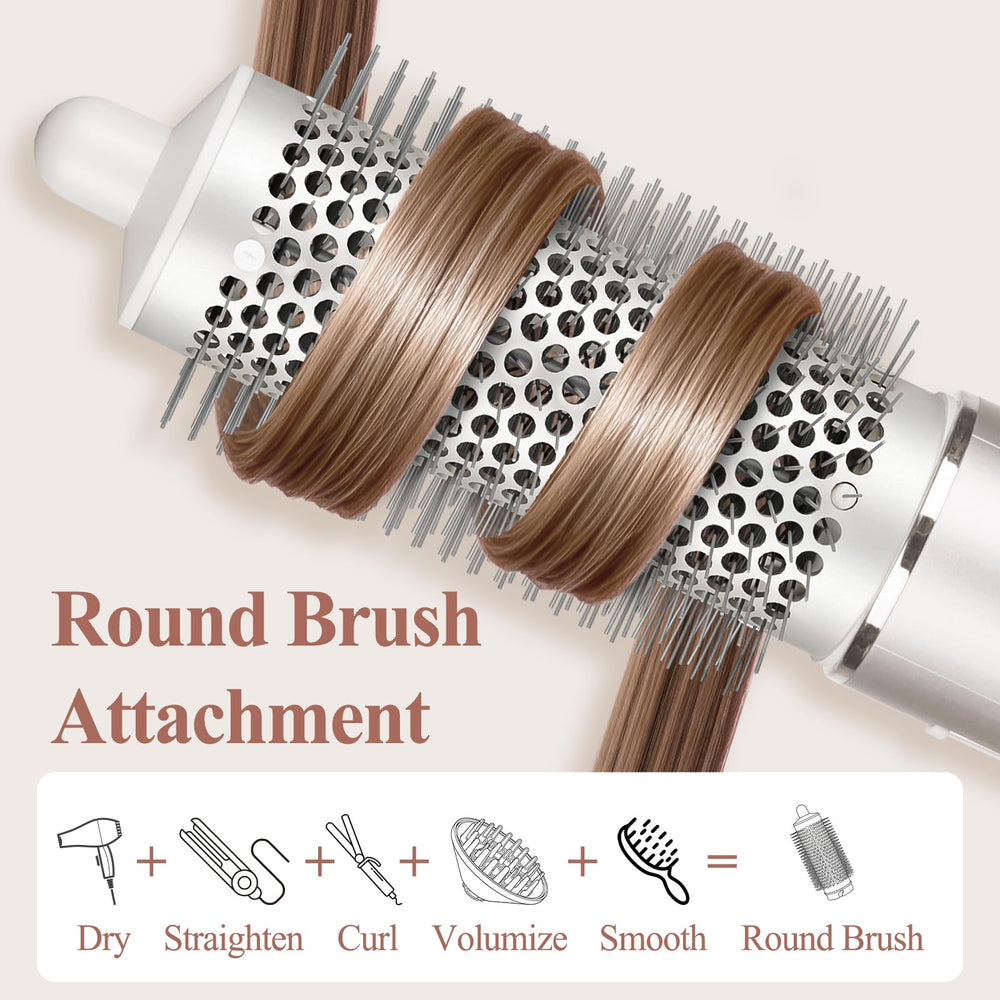 Attachment designed for fast drying with even bristle distribution.