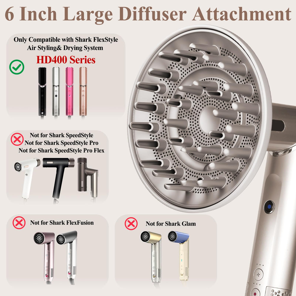 Chivixe diffuser with extended prongs delivering root lift for curls.