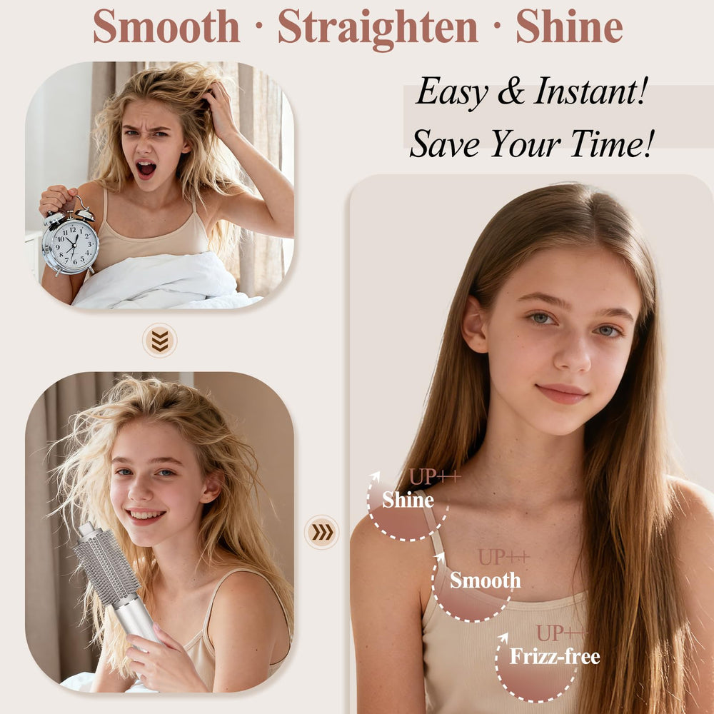 Chivixe brush tames frizz and adds shine for a polished look