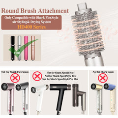 Chivixe Round Brush with upgraded bristles for smoother wraps and defined curls
