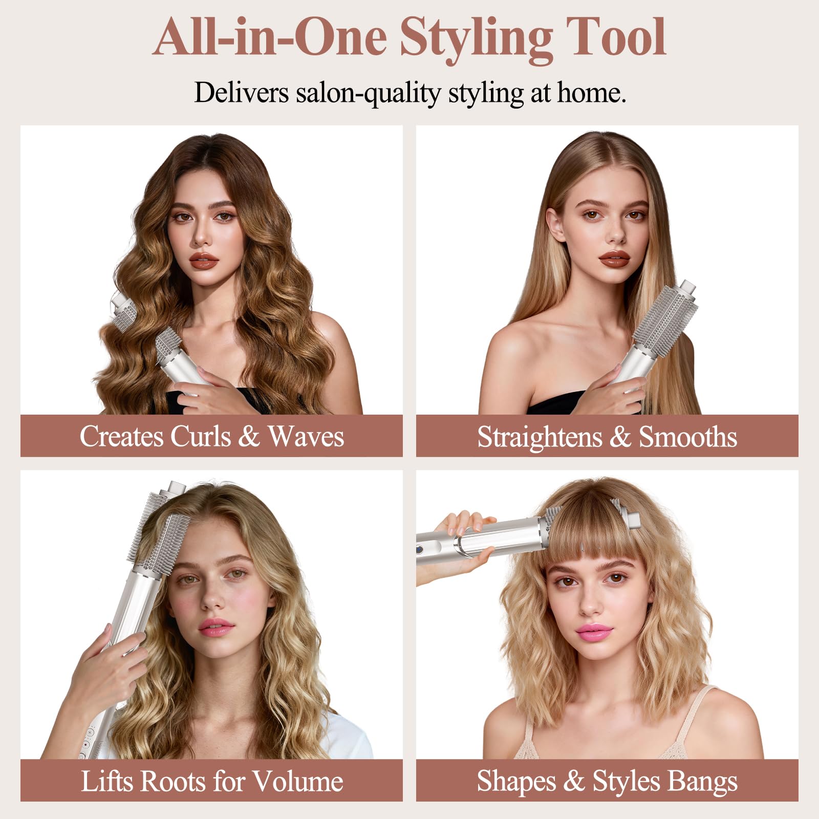 Chivixe attachment works on wet or dry hair for versatile use