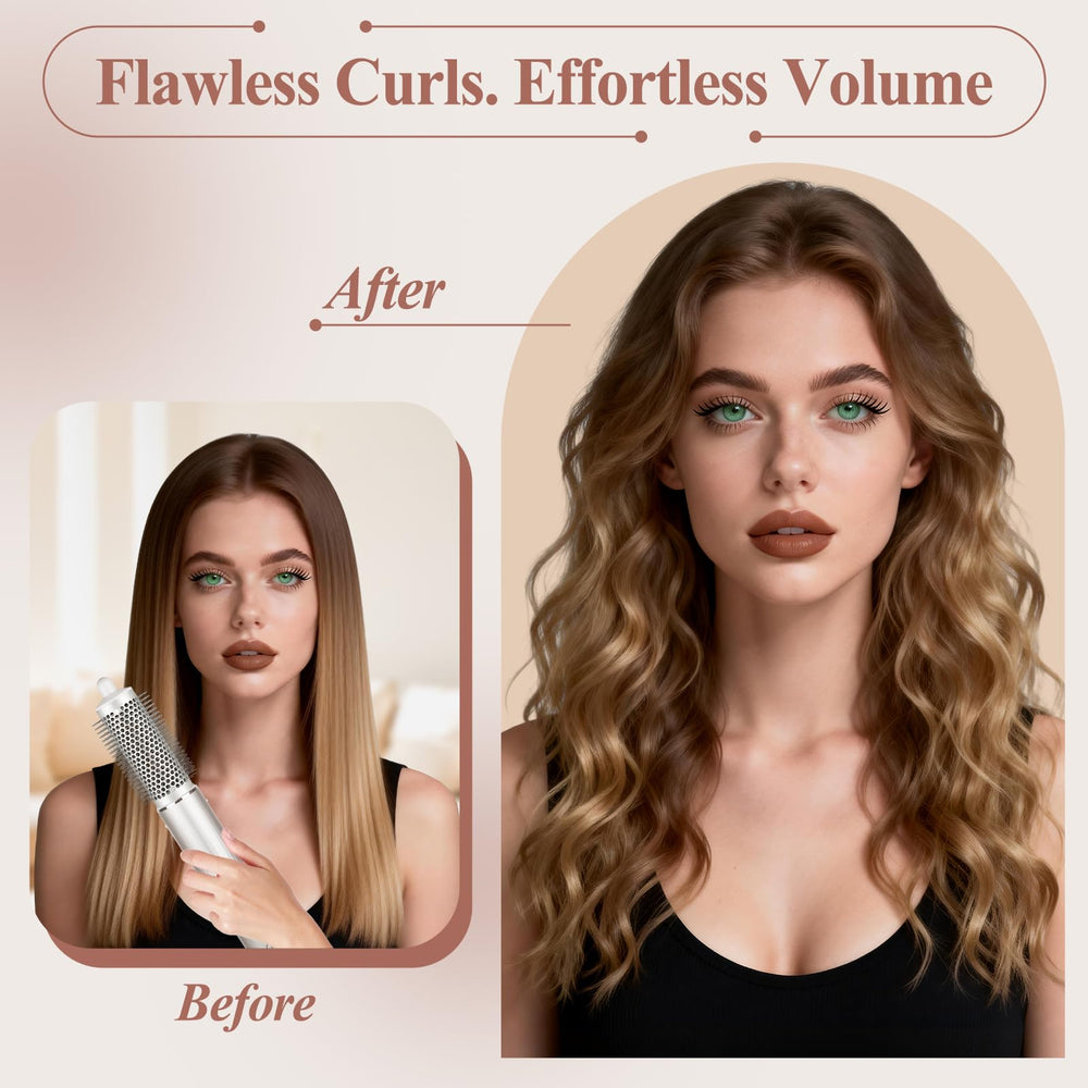 Salon-quality blowouts at home with the Chivixe attachment in silver finish.