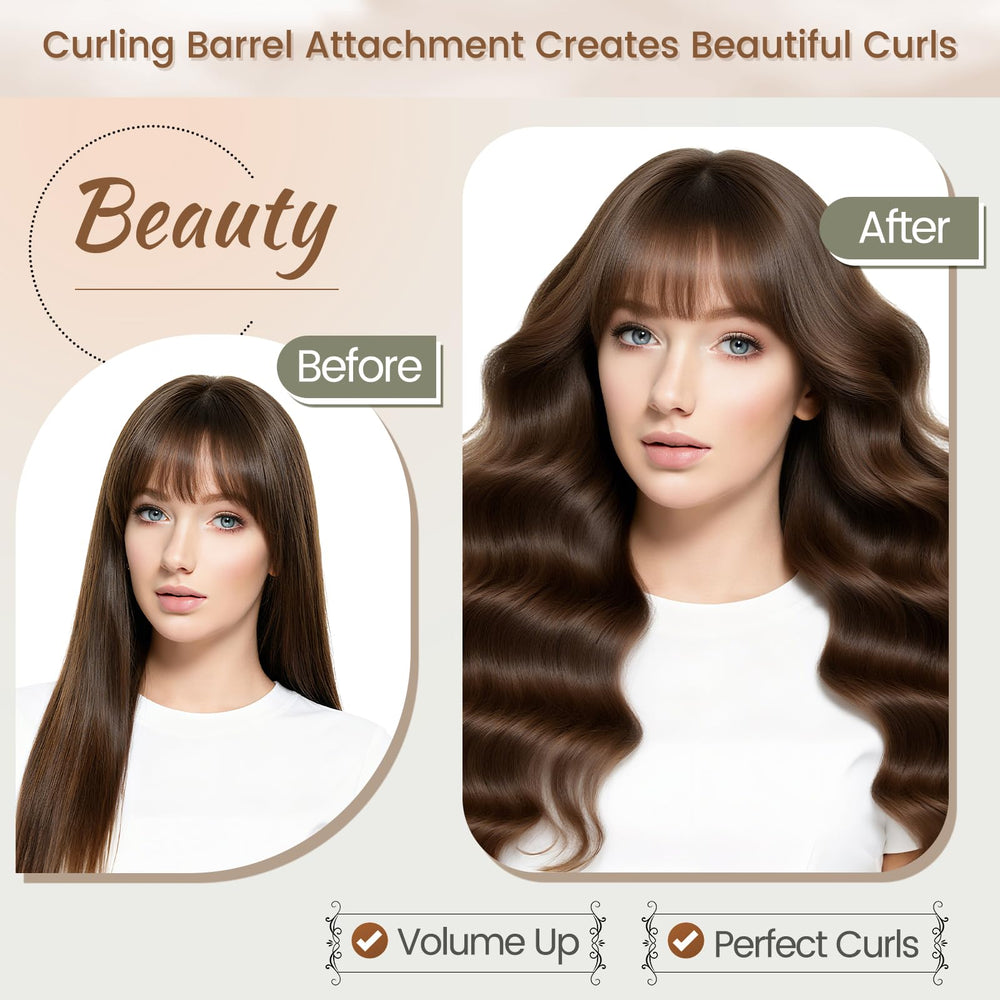 Chivixe long barrel helps achieve salon-quality curls and waves.