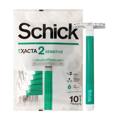 CHLIFE Schick Exacta2 razor with non-slip rubber grip for stable shaving