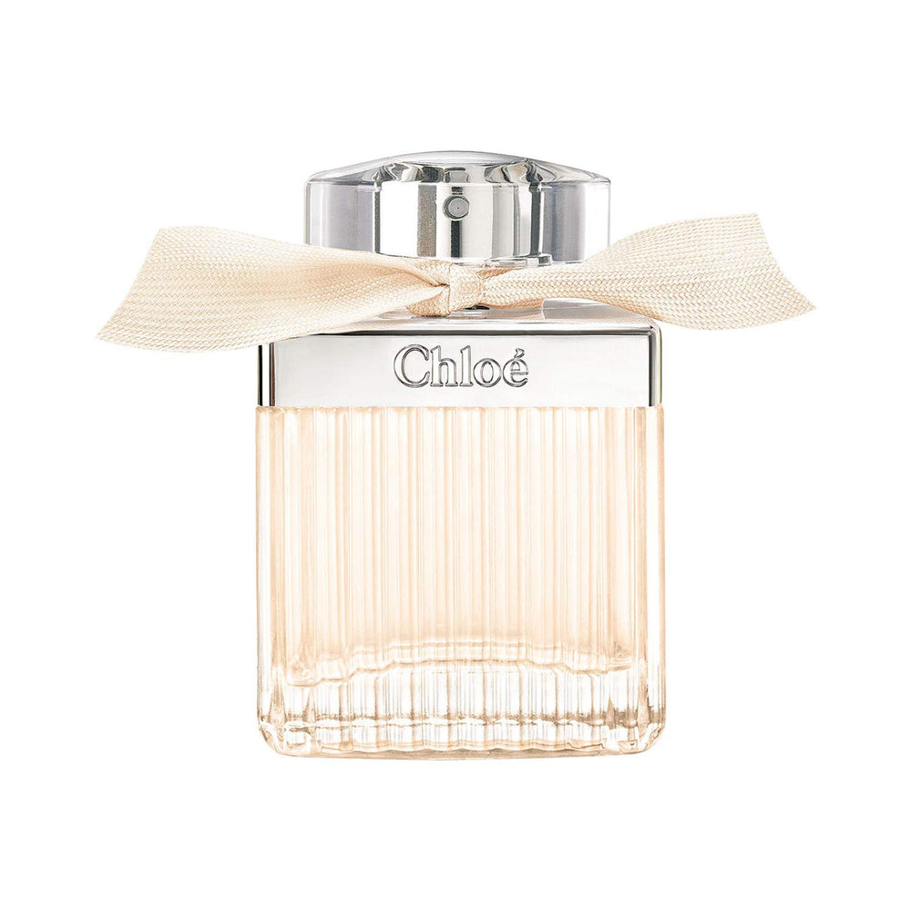 Chloe by Chloe EDP bottle front view, sleek pleated design for a modern, feminine aura.