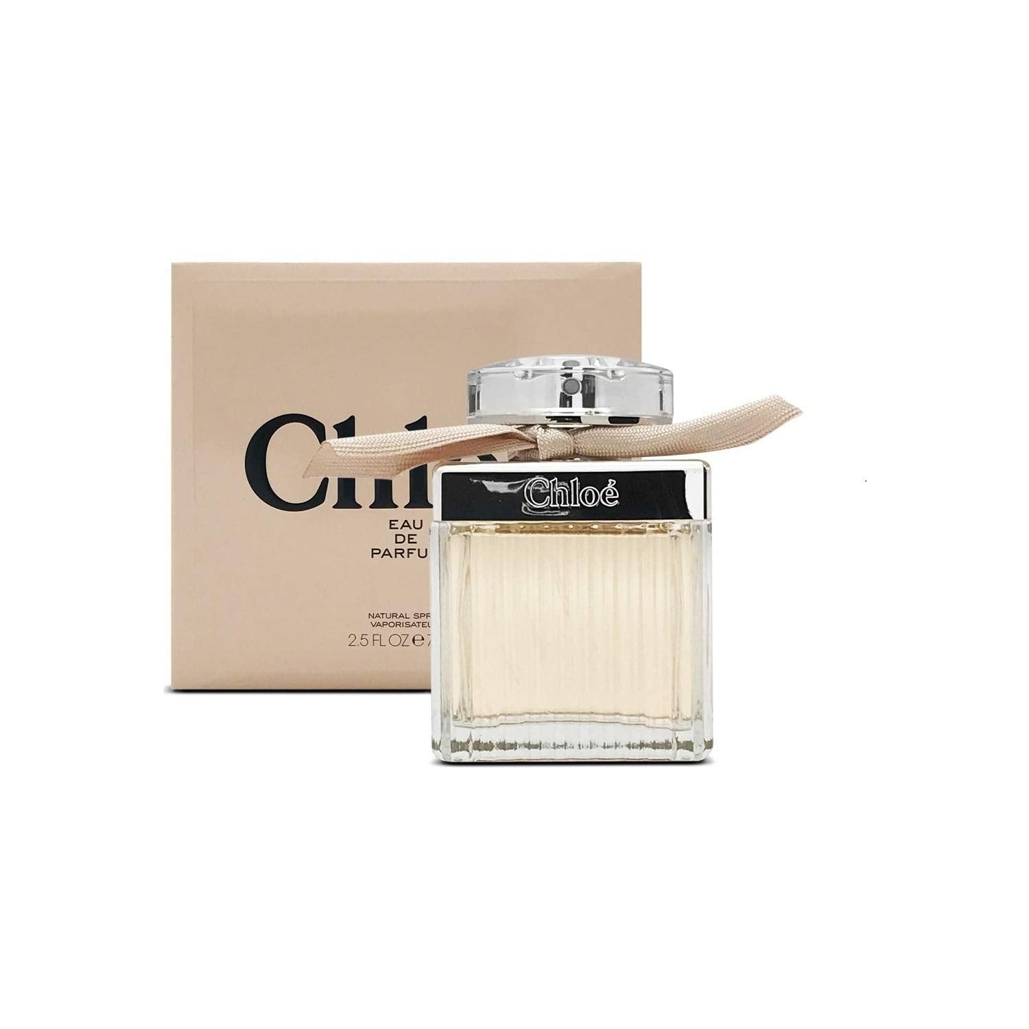 Chloe by Chloe EDP bottle with hand-tied ribbon, ideal for gifting or special-occasion fragrance.