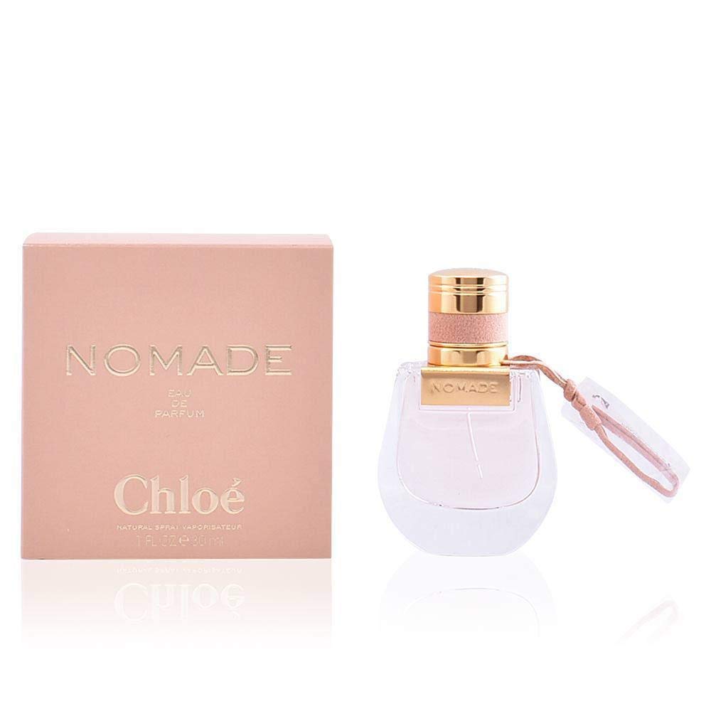 Chloe Nomade pack shot indicates travel-friendly presentation and lasting impression.