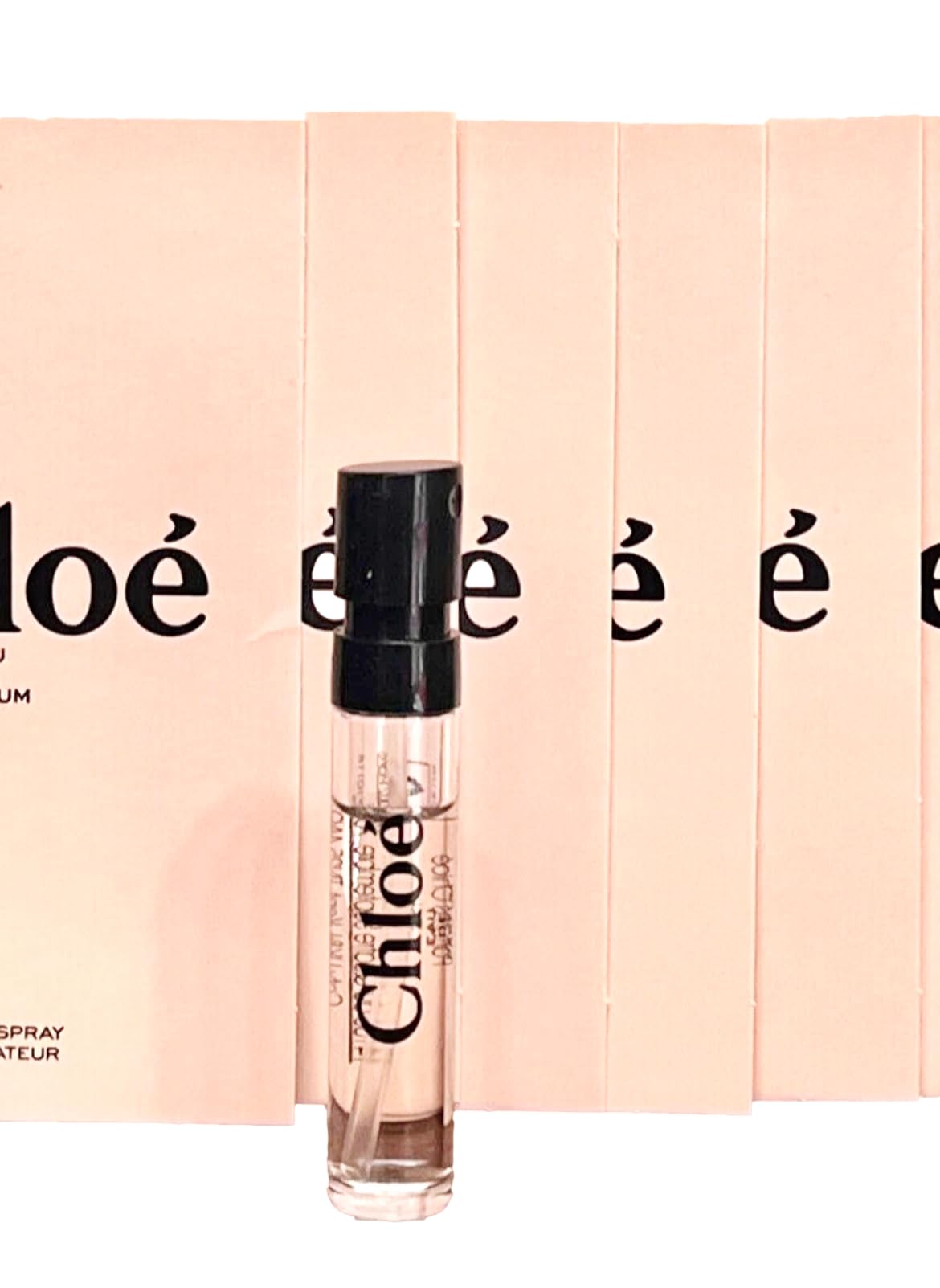 Chloe sample set packaging highlighting the 3-piece collection.