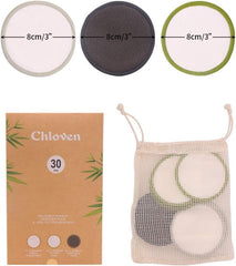 Chloven bamboo soft cotton pad ready for daily cleansing