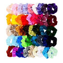 Chloven gomas de pelo de terciopelo, colección de 45 colores para todos los estilos.
