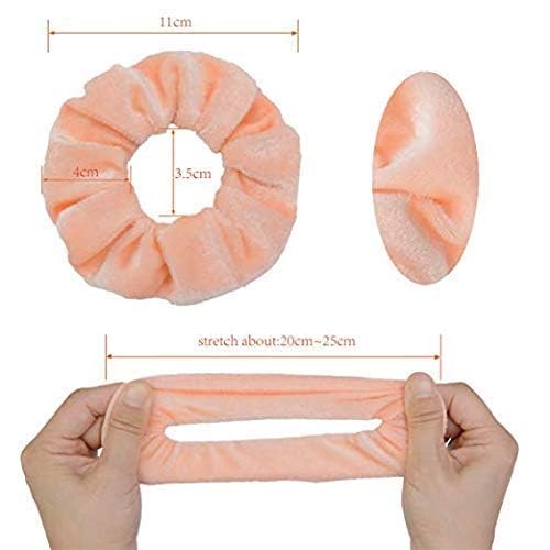 Chloven lazo elástico de terciopelo, diseño duradero para fijar peinados sin tirar.