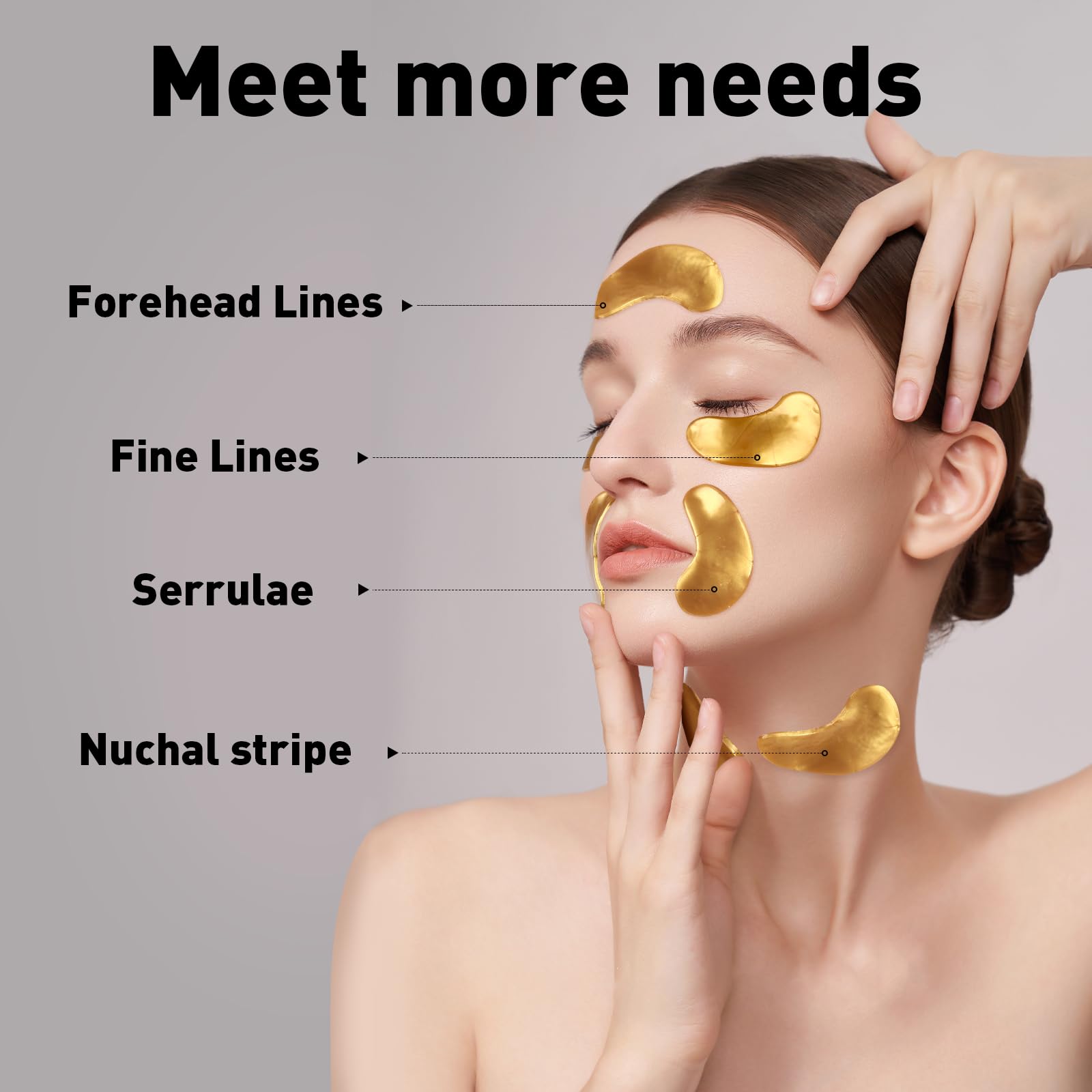Texture and glow of CHMI patches delivering moisturizing refreshment