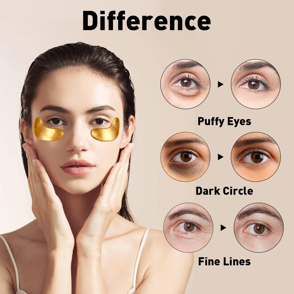CHMI patch applied under eye area for nourishment