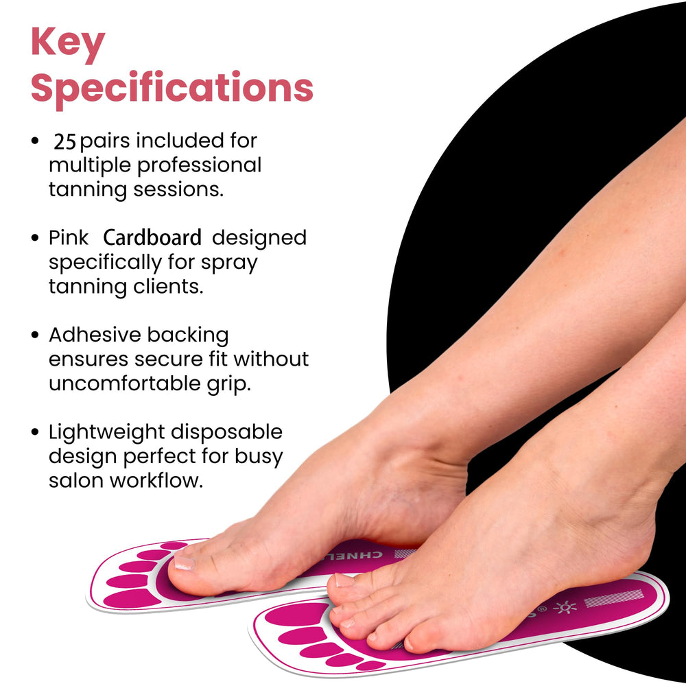 CHNELSS pads-pies-desechables talla única recortable para ajuste personalizado