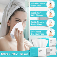CHNLML disposable face towel absorbent edges showing strong material for reliability