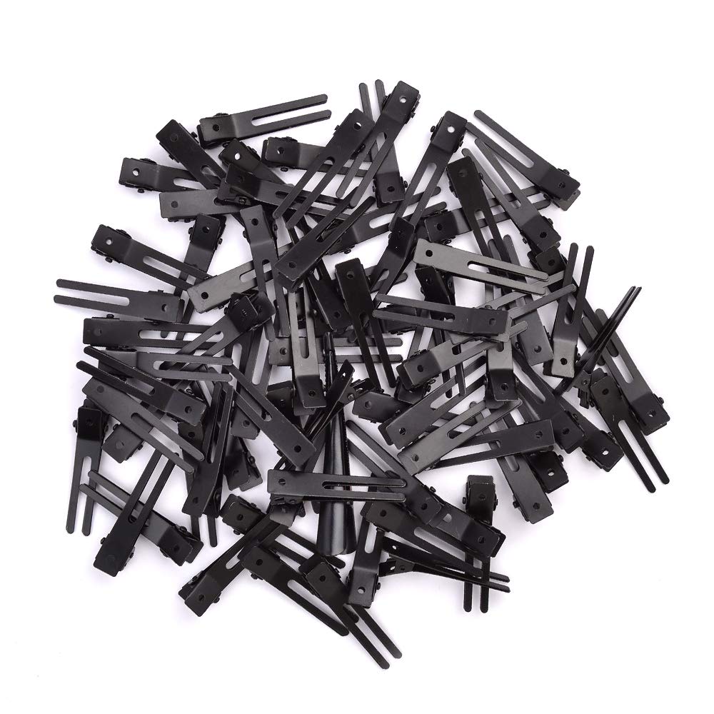 Choicbaby double-prong curl clip close-up showing secure pin curl grip
