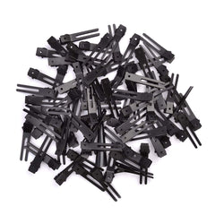 Choicbaby double-prong curl clip close-up showing secure pin curl grip