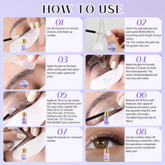 Choido nutrition serum nourishes lashes for healthier, shinier appearance.
