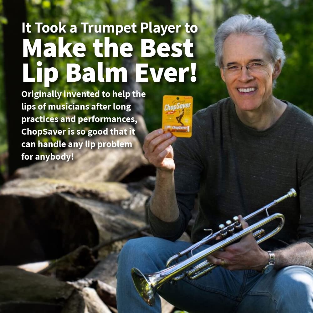 ChopSaver lip care ingredients: shea butter and mango butter for rich moisture