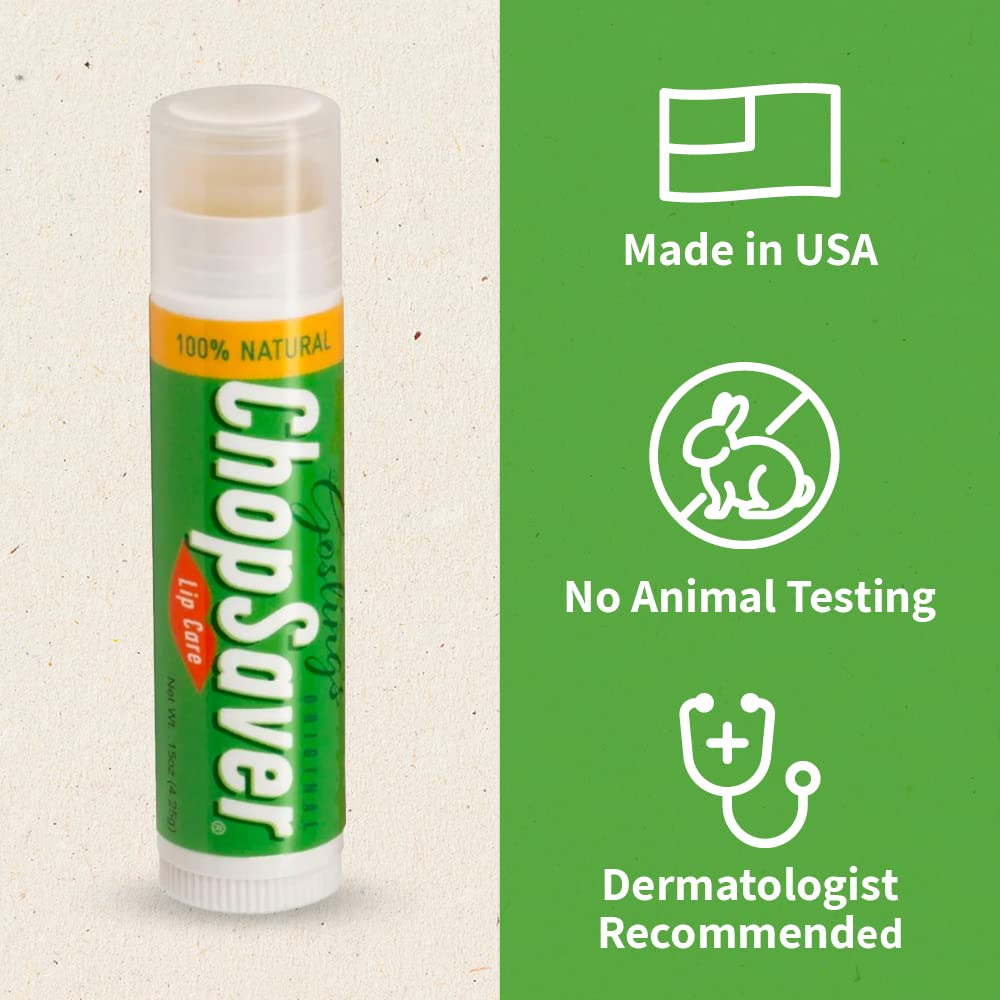 ChopSaver USA-made lip care emphasizing quality and safety