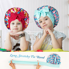 Patrones adorables en el bonete choshion, diseño divertido para niñas.