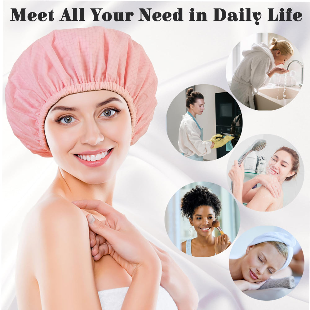 Choshion machine-washable shower cap for easy care