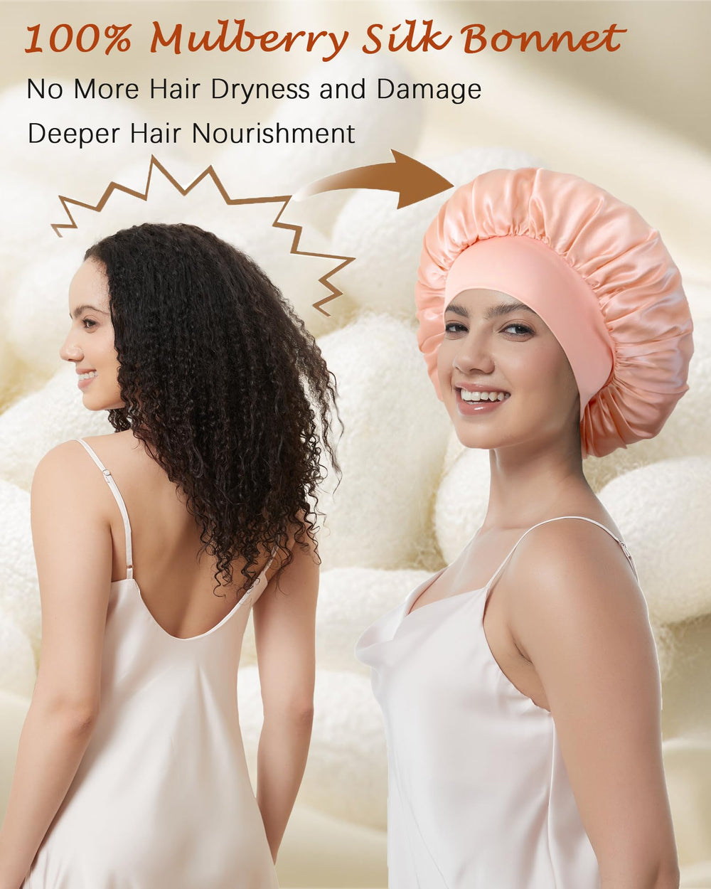 Choshion silk bonnet gift box makes a thoughtful self-care present.