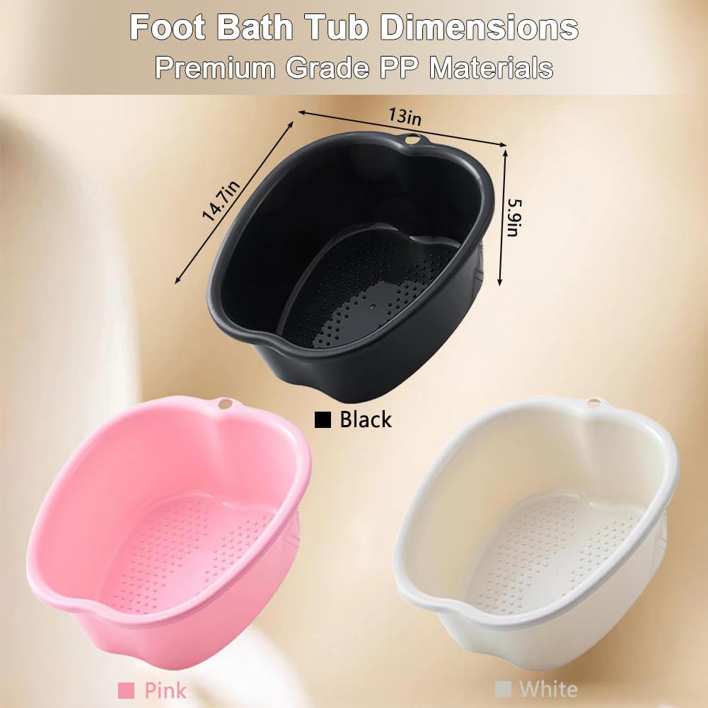 Chpbolly spa foot basin ready for essential oils for home pampering.