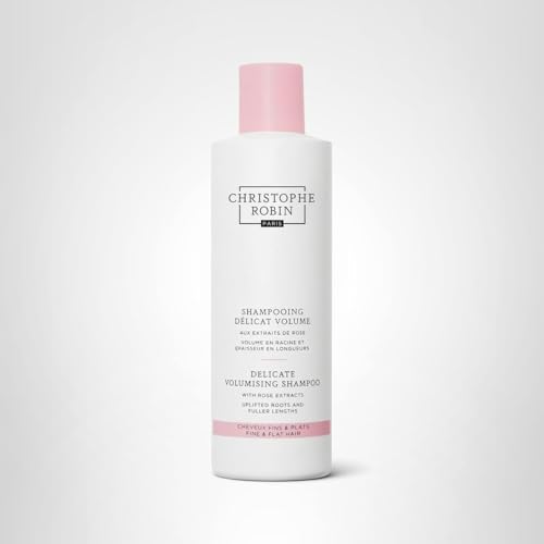 Christophe Robin Delicate Volumizing Shampoo final volume look with lifted roots.