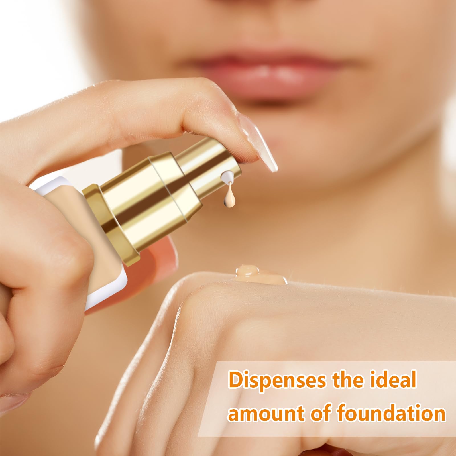 Chris.W dispense action demonstrates controlled, mess-free foundation flow