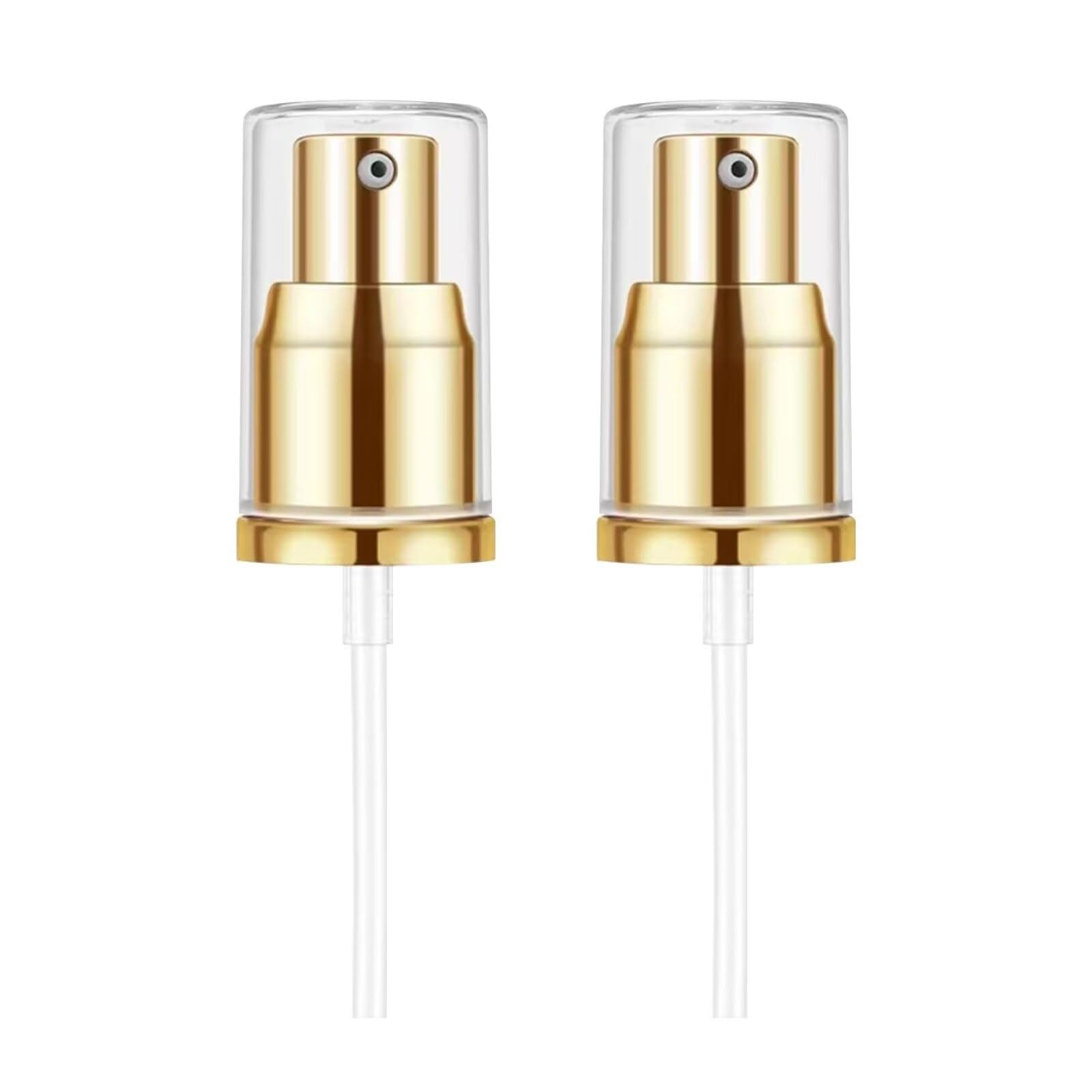Chris.W foundation pump with gold cap for a luxe, mess-free pour