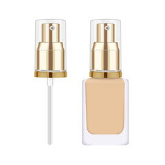 Chris.W pump detail in gold finish highlights premium design and durability