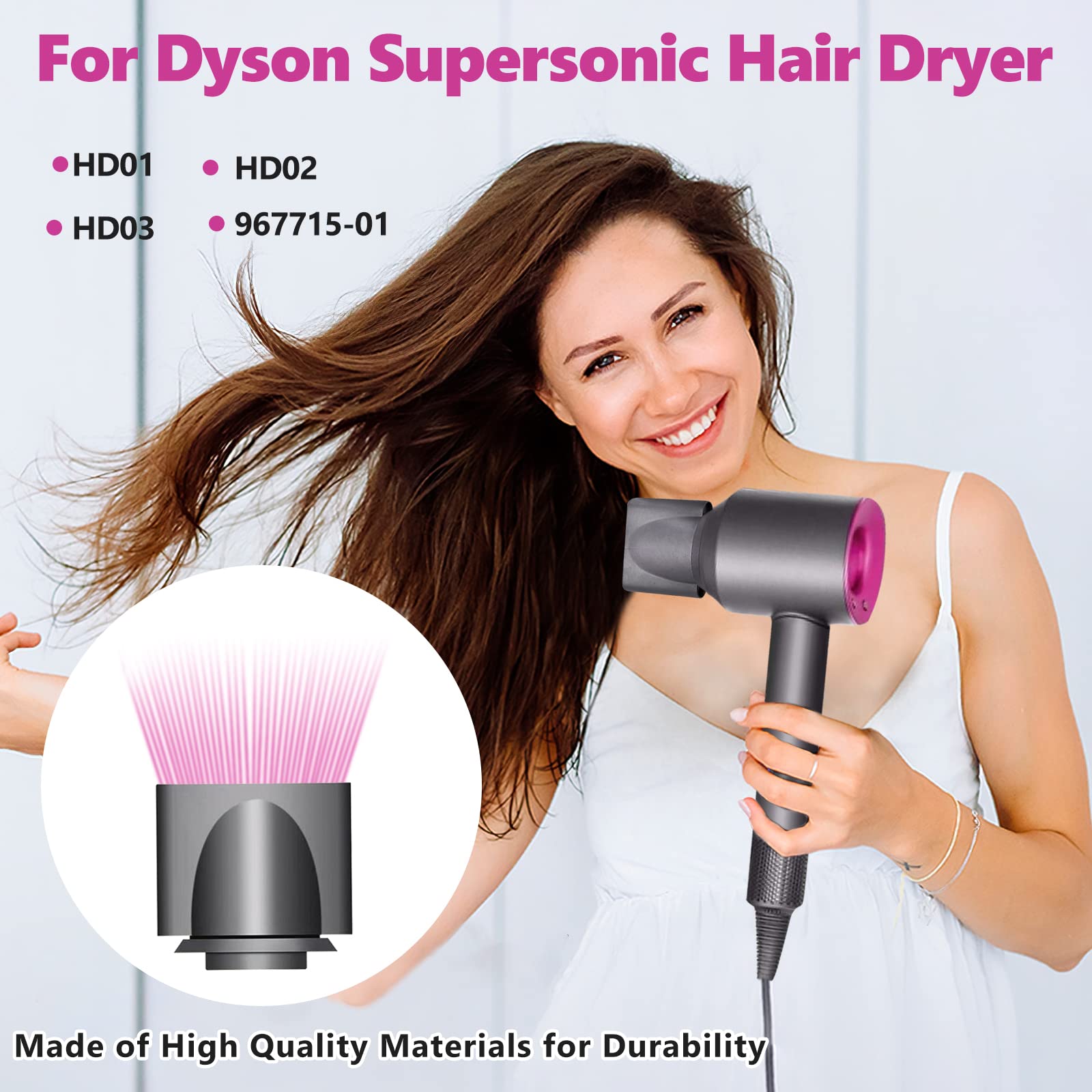Chuancheng smoothing nozzle on HD02 in use for gentle styling