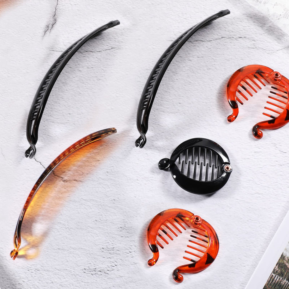 Chuangdi clear banana clip near-invisible grip for sleek styles.