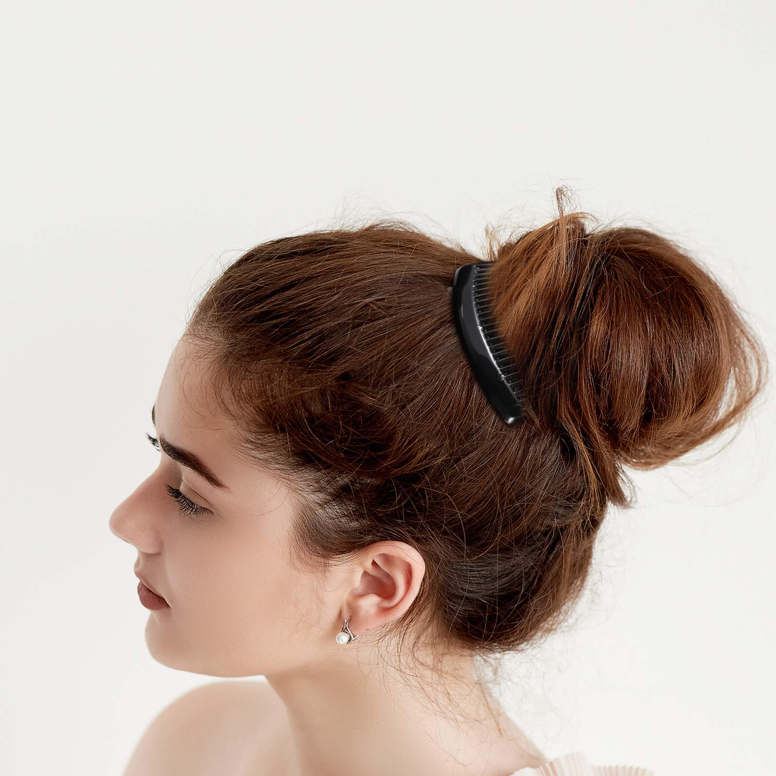 Chuangdi light brown twist comb, ready for daily wear.