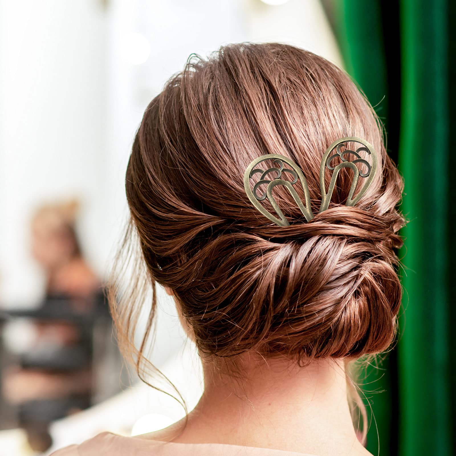 Chuangdi horquillas U, diseño elegante para looks versátiles.