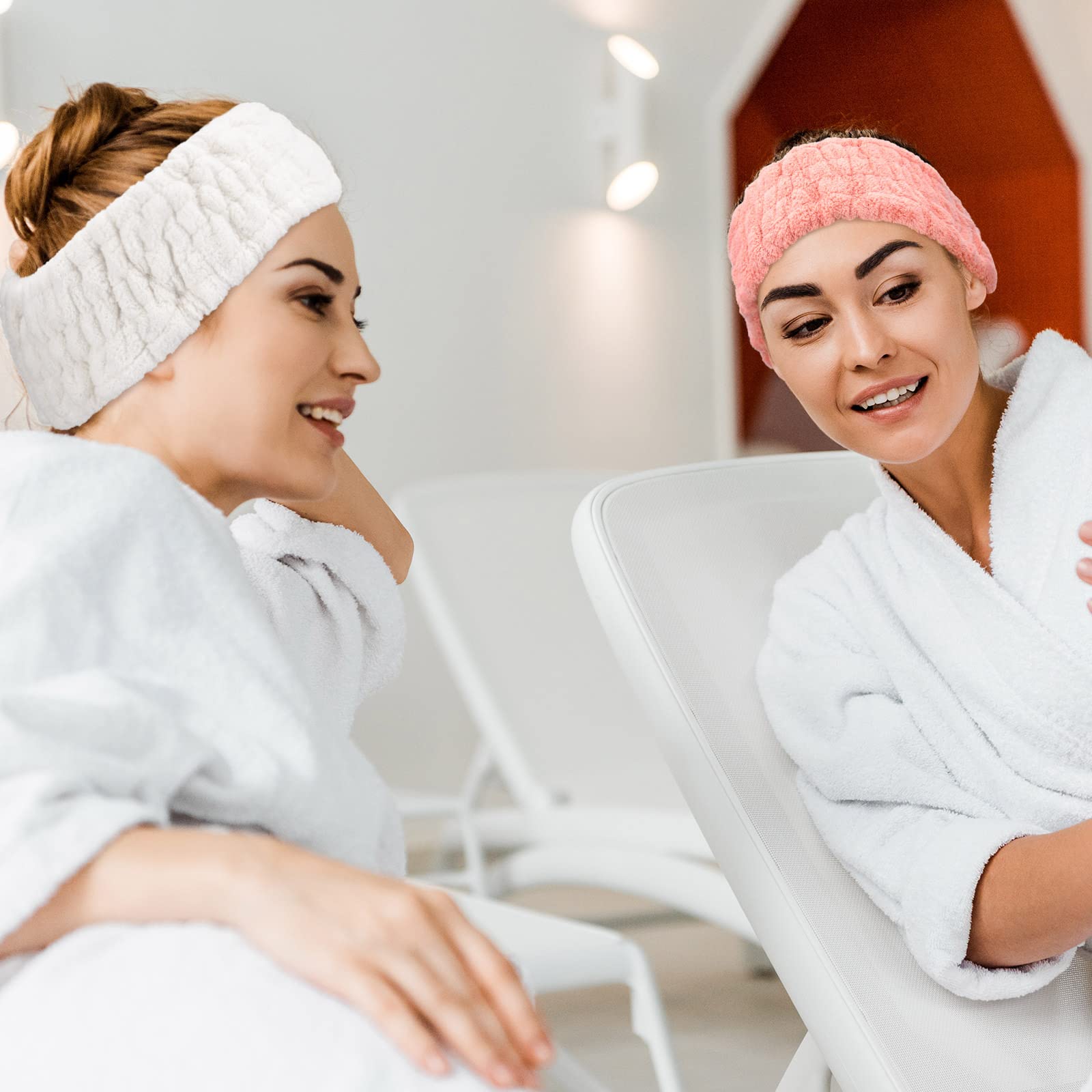 Chuangdi spa headband microfiber fleece absorbs moisture