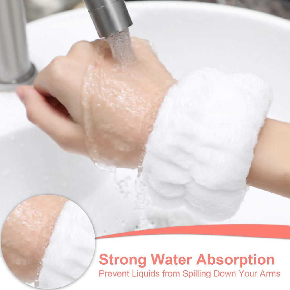 Chuangdi coral fleece wrist bands feel soft and breathable for comfortable daily use.
