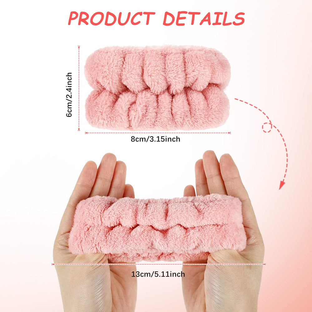 Chuangdi elastic-fit wrist bands stretch to fit most wrists without slipping.
