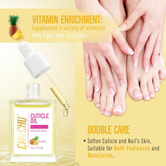 CHUCHU Aceite para uñas, hidratación diaria para uñas más fuertes.