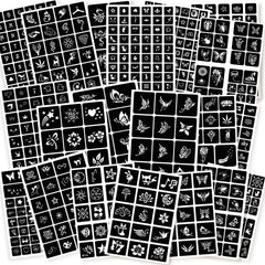 ChurlChurl 575pcs tattoo stencil set for versatile DIY body art.