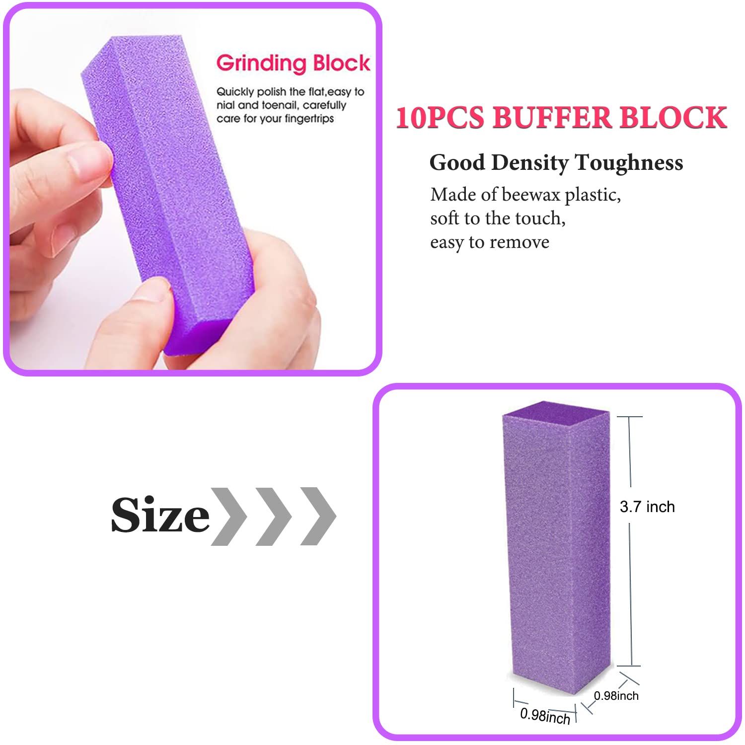Cianyyee purple manicure kit ready for home nail care